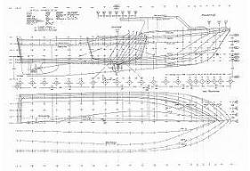 Lines plans of MV Nimble II